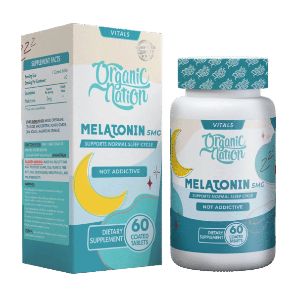 Organic Nation, Fast Dissolving Melatonin, 5mg, 60 Tablet, 60 servings