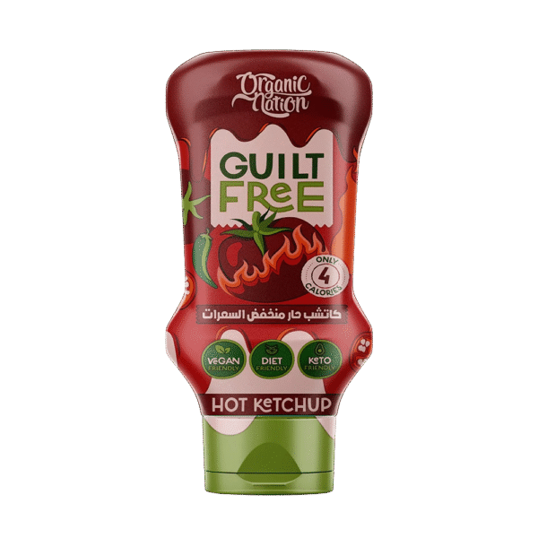 Organic Nation, Guilt Free Hot Ketchup, Zero Added Sugar, 350Ml