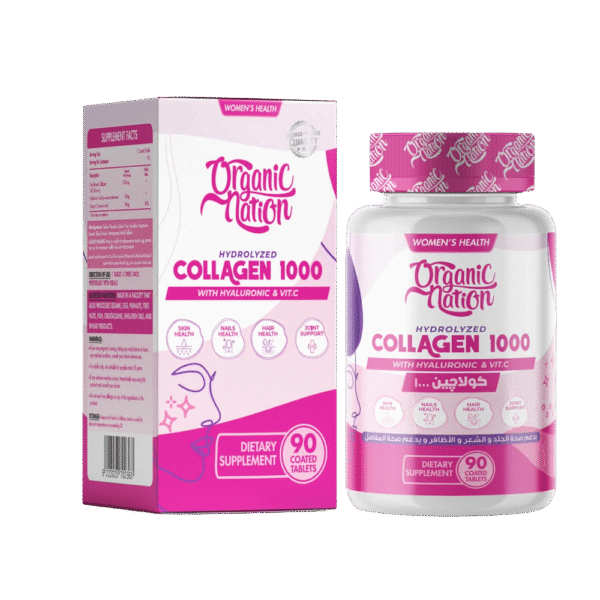 Organic Nation, Hydrolyzed Collagen 1000, 90 Coated Tablets, 90 Servings