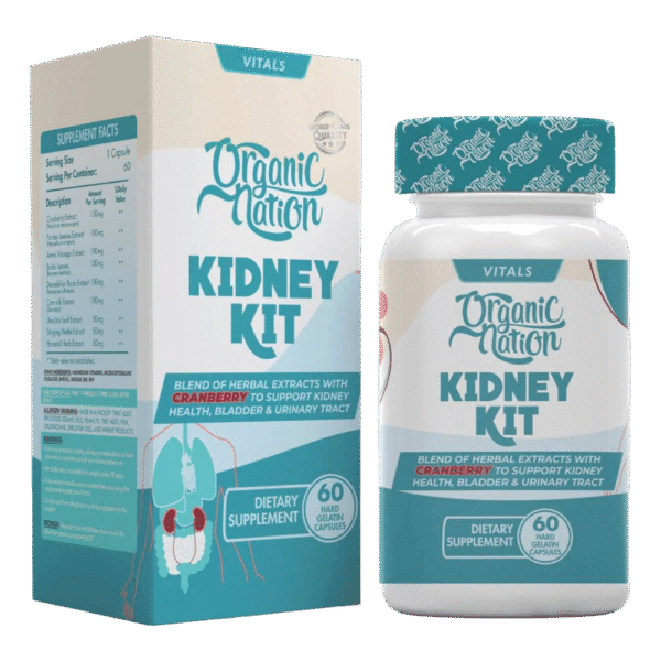 Organic Nation, Kidney Kit, 60 Tablets, 60 Servings