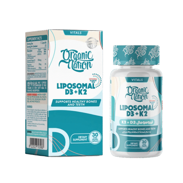 Organic Nation, Liposomal D3+K2, 30 Capsules, 30 Servings