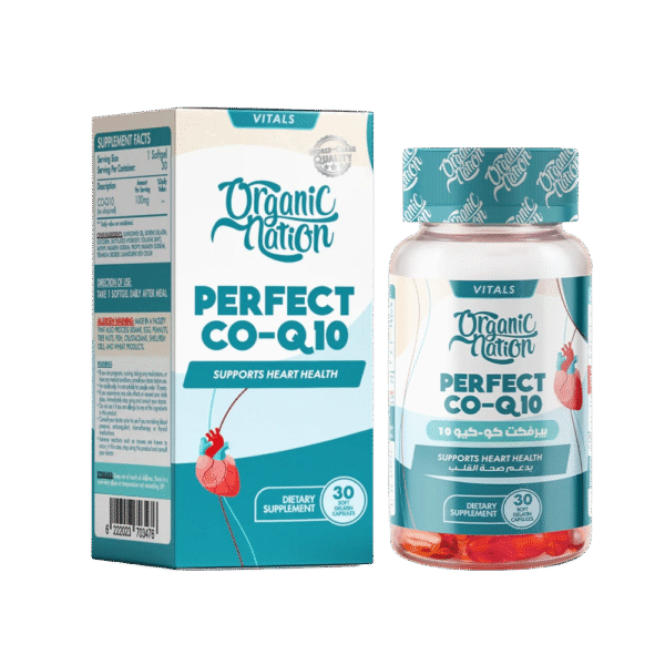 Organic Nation, Perfect Co-Q10, 30 SoftGel, 30 Servings