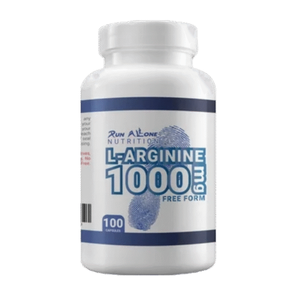 Run Alone Nutrition, L- Arginine, 1000Mg, 100 Capsules, 100 Serving