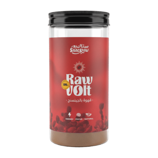 Snac Raw, Raw Volt, Ginseng Coffee, 250g, 25 Servings