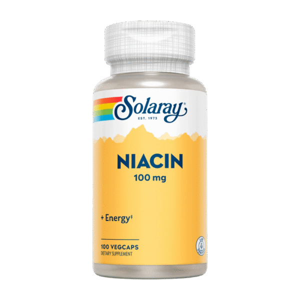 Solaray, Niacin, 100mg, 100 Capsules, 100 Servings