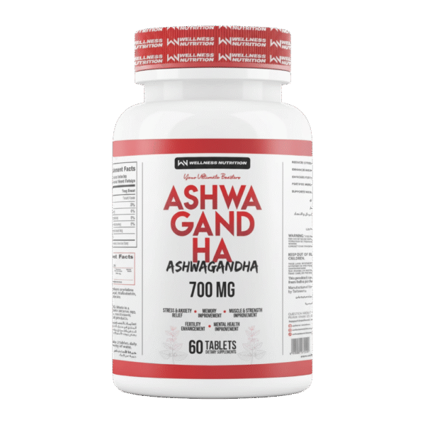 Wellness Nutrition, Ashwagandha, 700mg, 60 Tablets, 30 Servings
