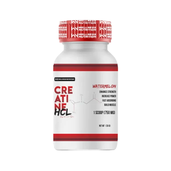 Wellness Nutrition, Creatine HCL, 30G, 30 Servings