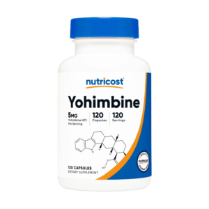 Nutricost, Yohimbine HCl (5mg), 120 Capsules, 120 Servings