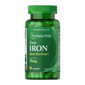 Puritan's Pride, Easy Iron 28 mg (Iron Glycinate), 90 Capsules, 90 Servings
