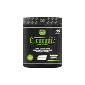 PureGanic CreaGanic - كرياتين مونوهيدرات كريابيور ألماني نقي - 300 جم 60 حصة