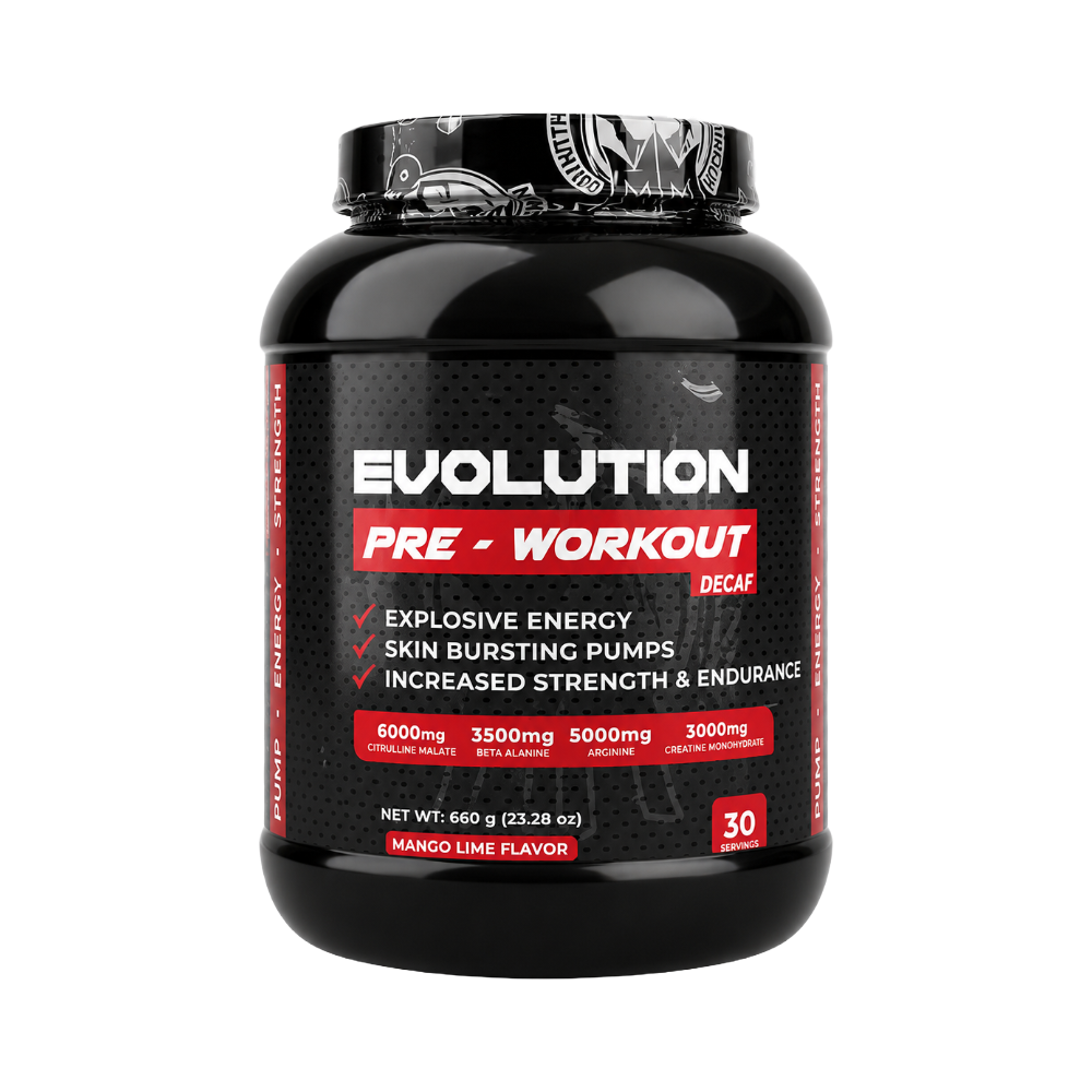 DR.Mohamed Mahmoud, Evolution Preworkout DECAF, 660g, 30 Servings