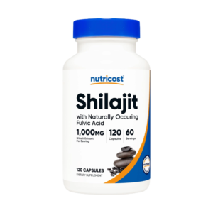 Nutricost, Shilajit Extract with Naturally Occuring Fulvic Acid, 120 Capsules, 60 Servings