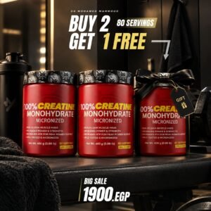 Bundle Buy 2 Get 1 Free ( DR.Mohamed Mahmoud Creatine monohydrate 400g )